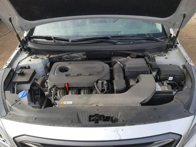 5NPE34AF8FH051412 - 2015 HYUNDAI SONATA SPO SILVER photo 7