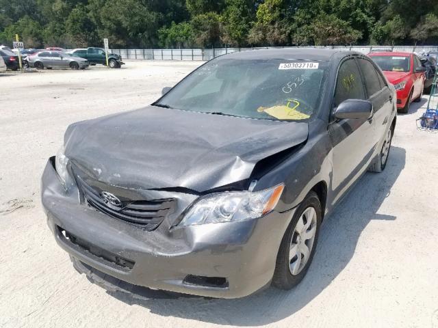 4T4BE46K89R130531 - 2009 TOYOTA CAMRY BASE GRAY photo 2