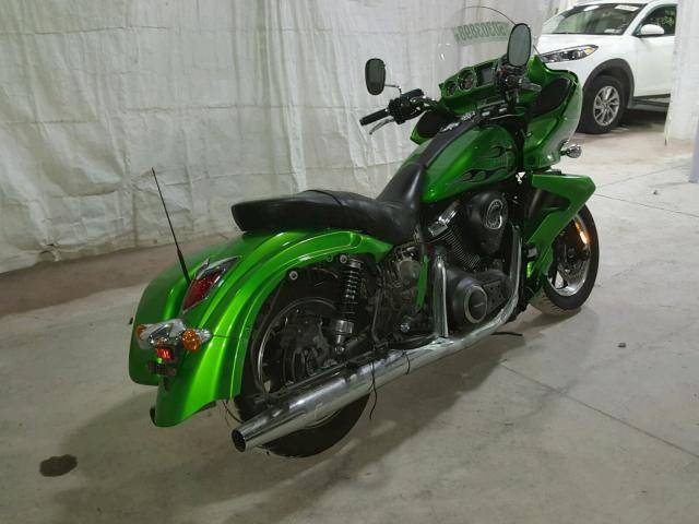 JKBVNRK1XFA006480 - 2015 KAWASAKI VN1700 K GREEN photo 4