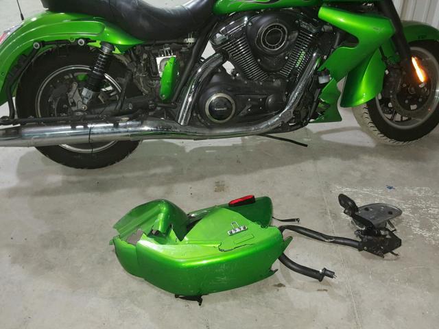 JKBVNRK1XFA006480 - 2015 KAWASAKI VN1700 K GREEN photo 9