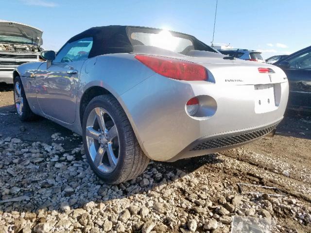 1G2MB35B17Y109011 - 2007 PONTIAC SOLSTICE SILVER photo 3