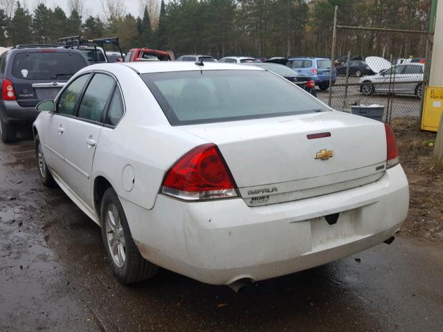 2G1WA5E31F1159252 - 2015 CHEVROLET IMPALA LIM WHITE photo 3