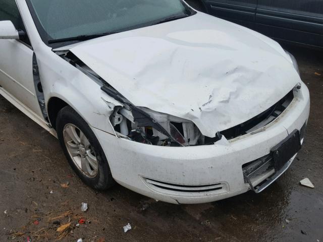 2G1WA5E31F1159252 - 2015 CHEVROLET IMPALA LIM WHITE photo 9