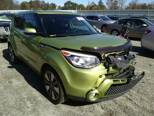 KNDJX3A56E7711034 - 2014 KIA SOUL ! GREEN photo 1