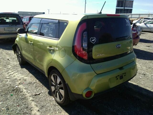 KNDJX3A56E7711034 - 2014 KIA SOUL ! GREEN photo 3