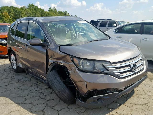 5J6RM3H72CL043766 - 2012 HONDA CR-V EXL GRAY photo 1