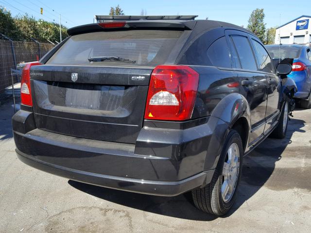 1B3HB48B18D667272 - 2008 DODGE CALIBER SX BLACK photo 4