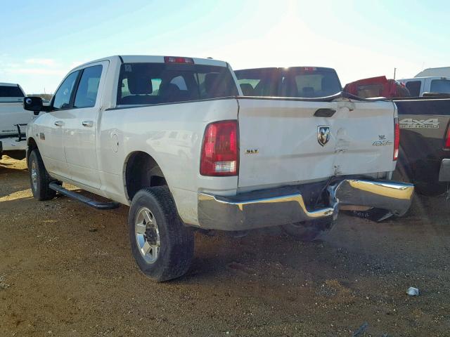 3D7TT2CTXBG624804 - 2011 DODGE RAM 2500 WHITE photo 3