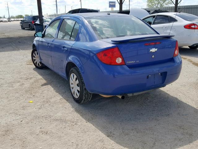 1G1AL58F387291509 - 2008 CHEVROLET COBALT LT BLUE photo 3