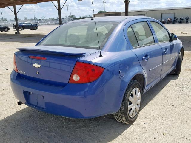 1G1AL58F387291509 - 2008 CHEVROLET COBALT LT BLUE photo 4