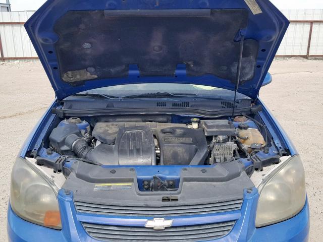 1G1AL58F387291509 - 2008 CHEVROLET COBALT LT BLUE photo 7