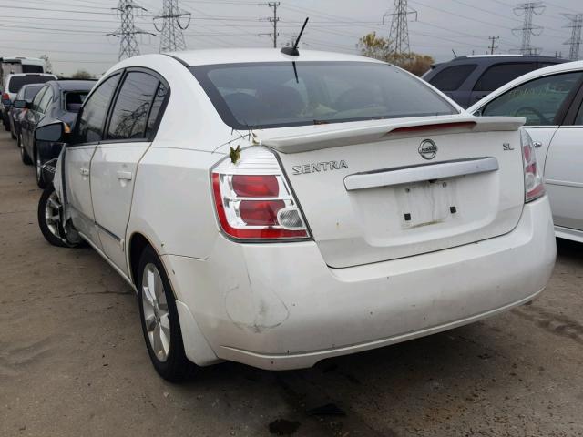 3N1AB6AP4BL662461 - 2011 NISSAN SENTRA 2.0 WHITE photo 3