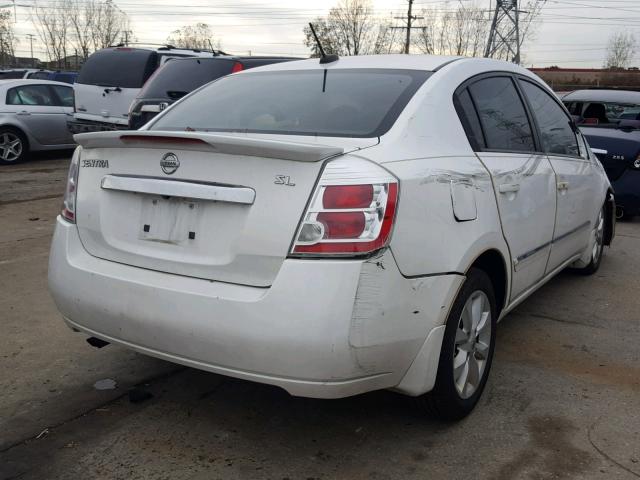 3N1AB6AP4BL662461 - 2011 NISSAN SENTRA 2.0 WHITE photo 4