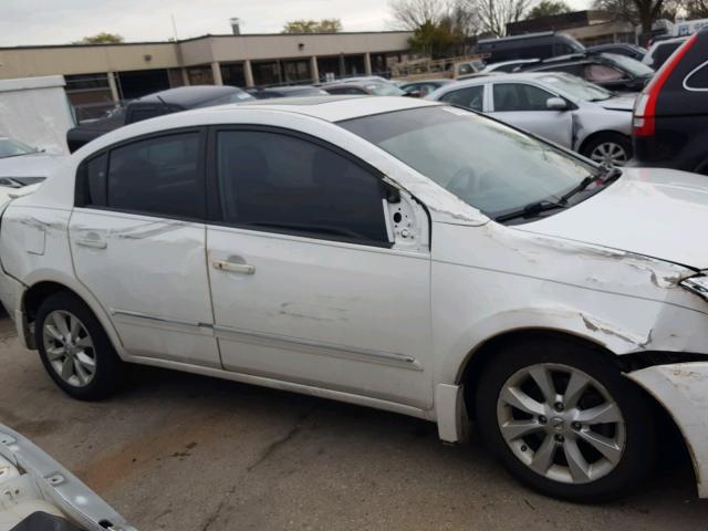 3N1AB6AP4BL662461 - 2011 NISSAN SENTRA 2.0 WHITE photo 9