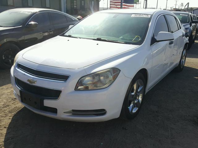 1G1ZC5EB1AF173278 - 2010 CHEVROLET MALIBU 1LT WHITE photo 2