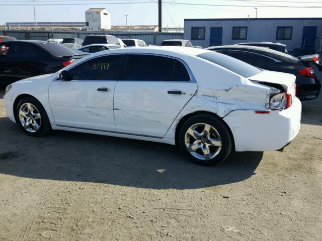 1G1ZC5EB1AF173278 - 2010 CHEVROLET MALIBU 1LT WHITE photo 9