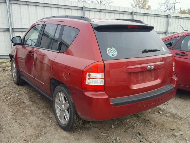 1J4NT4FA7AD504733 - 2010 JEEP COMPASS SP RED photo 3