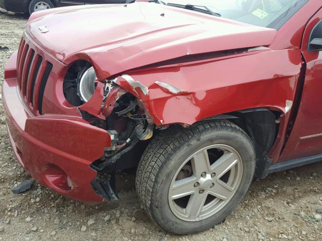 1J4NT4FA7AD504733 - 2010 JEEP COMPASS SP 红色 照片 9