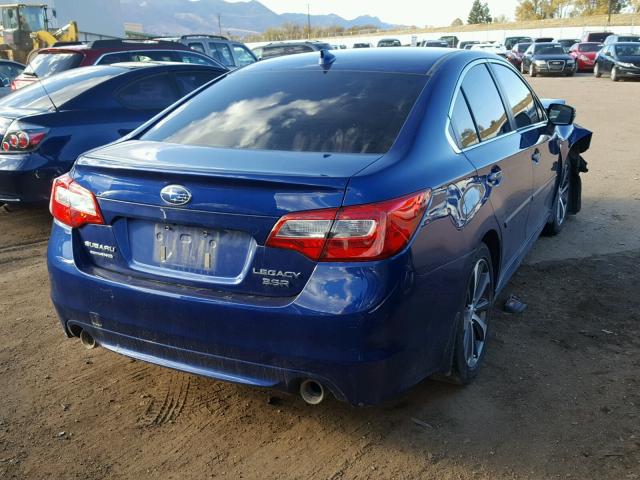 4S3BNEN69G3008255 - 2016 SUBARU LEGACY 3.6 BLUE photo 4