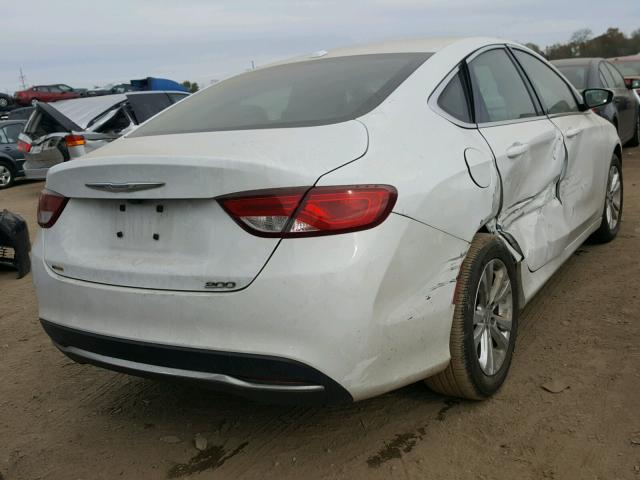 1C3CCCAB0FN594580 - 2015 CHRYSLER 200 LIMITE WHITE photo 4