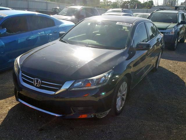 1HGCR2F82EA210968 - 2014 HONDA ACCORD EXL BLACK photo 2