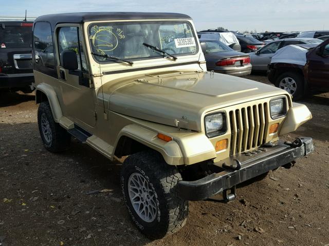 2J4FY49S9NJ518211 - 1992 JEEP WRANGLER / GOLD photo 1