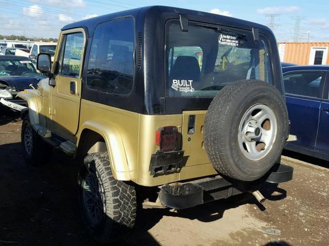 2J4FY49S9NJ518211 - 1992 JEEP WRANGLER / GOLD photo 3