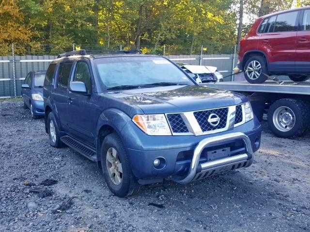 5N1AR18W36C618165 - 2006 NISSAN PATHFINDER BLUE photo 1