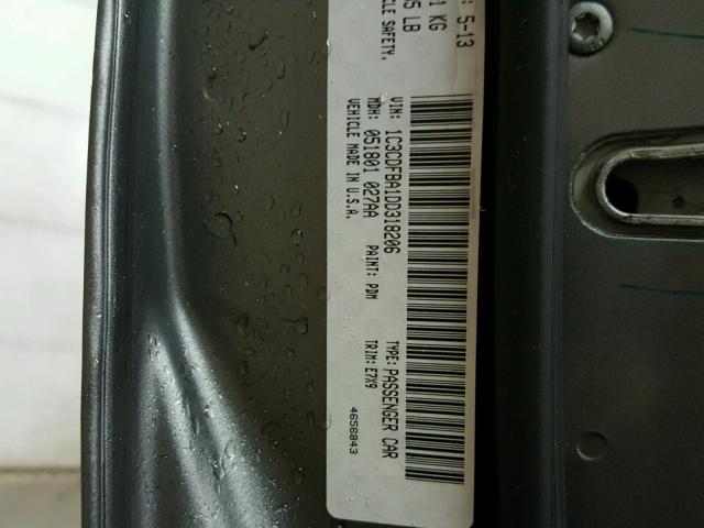 1C3CDFBA1DD318206 - 2013 DODGE DART SXT GRAY photo 10