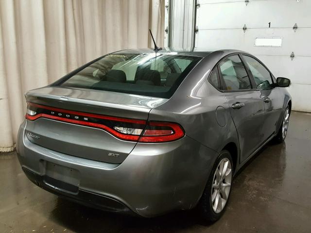 1C3CDFBA1DD318206 - 2013 DODGE DART SXT GRAY photo 4