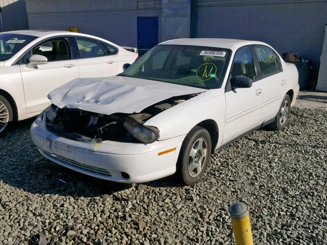 1G1ND52FX4M685141 - 2004 CHEVROLET CLASSIC WHITE photo 2