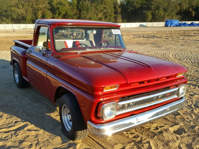 C1446Z115493 - 1966 CHEVROLET C-10 RED photo 1