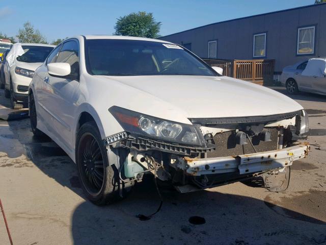 1HGCS2A82AA007827 - 2010 HONDA ACCORD EXL WHITE photo 1