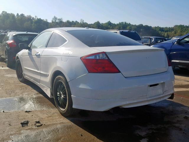 1HGCS2A82AA007827 - 2010 HONDA ACCORD EXL WHITE photo 3