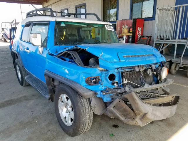 JTEZU11F270003461 - 2007 TOYOTA FJ CRUISER BLUE photo 1