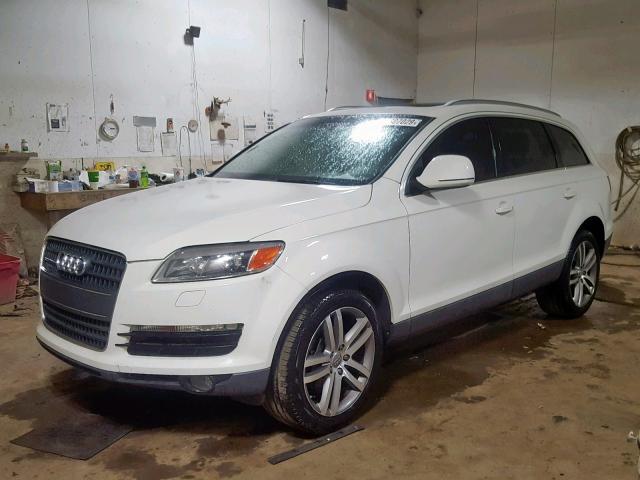 WA1BY74L67D051790 - 2007 AUDI Q7 3.6 QUA WHITE photo 2