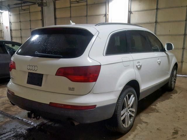 WA1BY74L67D051790 - 2007 AUDI Q7 3.6 QUA WHITE photo 4