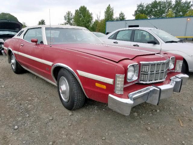 6G21A122499 - 1976 FORD LTD II RED photo 1