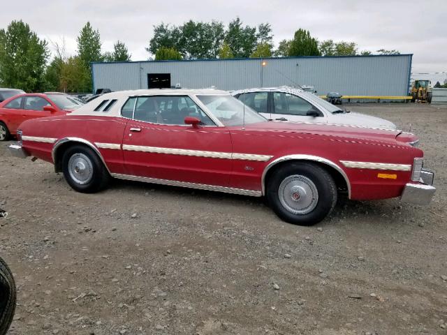 6G21A122499 - 1976 FORD LTD II RED photo 9