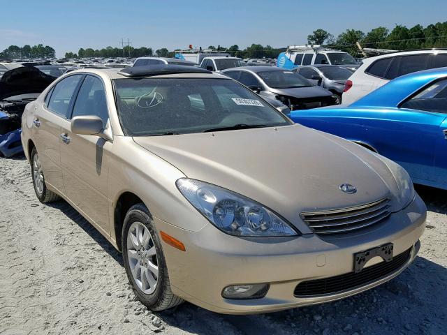 JTHBF30G430130758 - 2003 LEXUS ES 300 GOLD photo 1