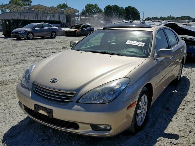 JTHBF30G430130758 - 2003 LEXUS ES 300 GOLD photo 2