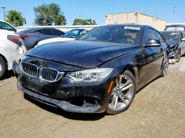 WBA3N7C52EK220649 - 2014 BMW 428 I BLACK photo 2