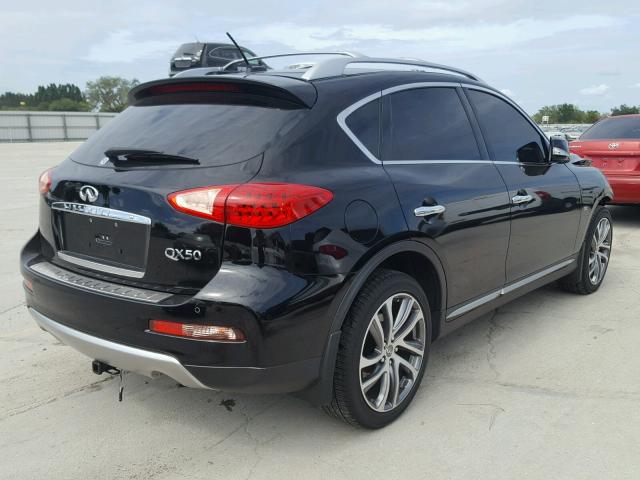 JN1BJ0RP5HM387514 - 2017 INFINITI QX50 BLACK photo 4