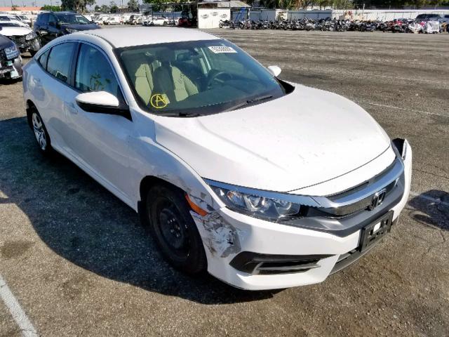 2HGFC2F52JH573898 - 2018 HONDA CIVIC LX WHITE photo 1