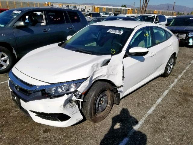 2HGFC2F52JH573898 - 2018 HONDA CIVIC LX WHITE photo 2