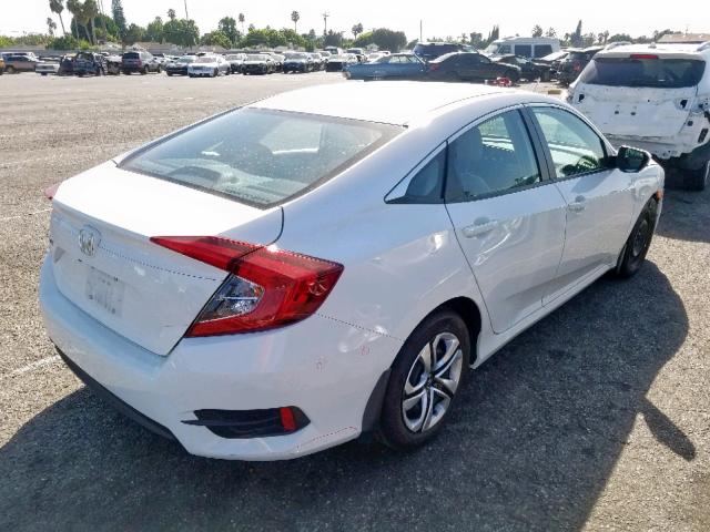 2HGFC2F52JH573898 - 2018 HONDA CIVIC LX WHITE photo 4