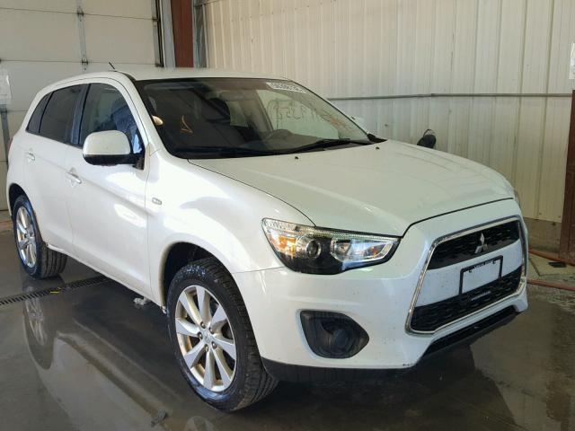 4A4AR3AUXDE001137 - 2013 MITSUBISHI OUTLANDER WHITE photo 1