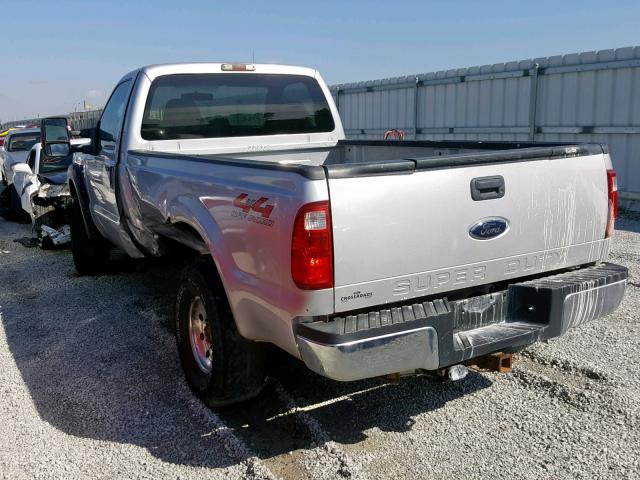 1FTNF21569EA26998 - 2009 FORD F250 SUPER SILVER photo 3