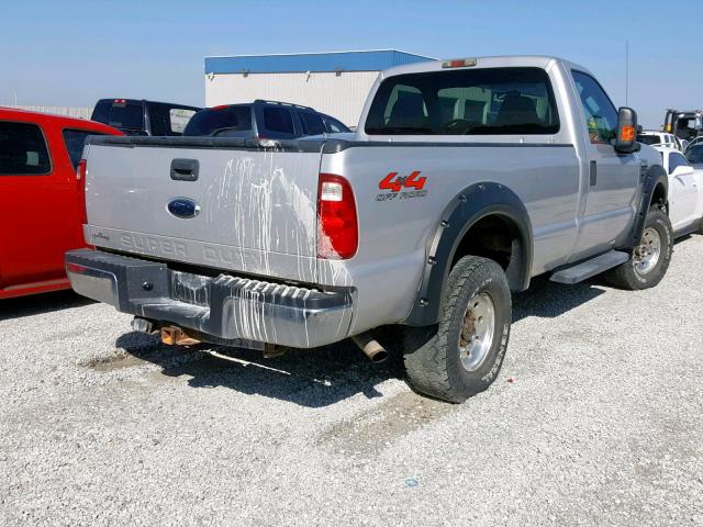 1FTNF21569EA26998 - 2009 FORD F250 SUPER SILVER photo 4