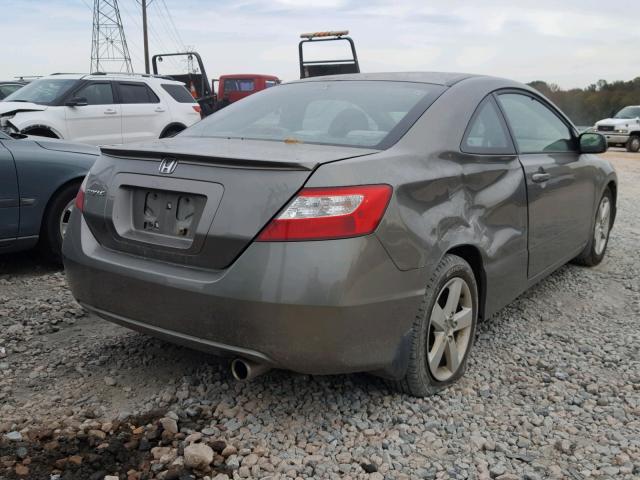 2HGFG12896H525028 - 2006 HONDA CIVIC EX GRAY photo 4